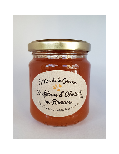 Confiture d'Abricot au romarin